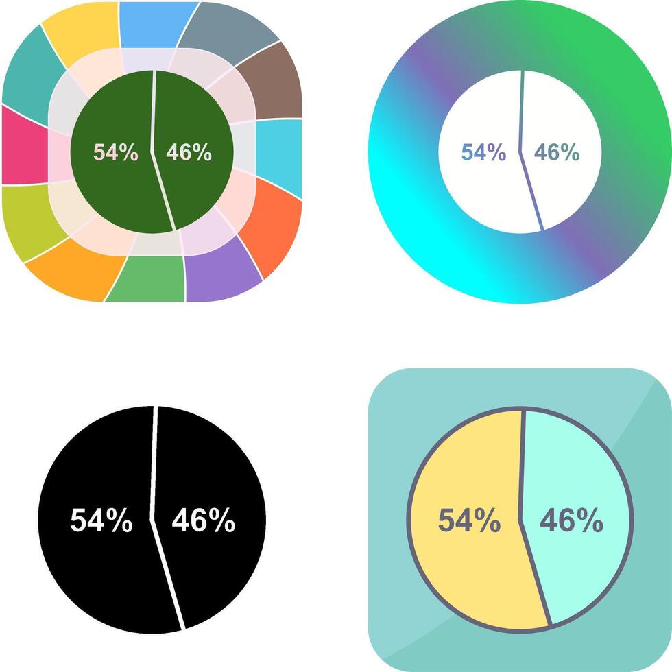 Candidate Stats Icon Design vector
