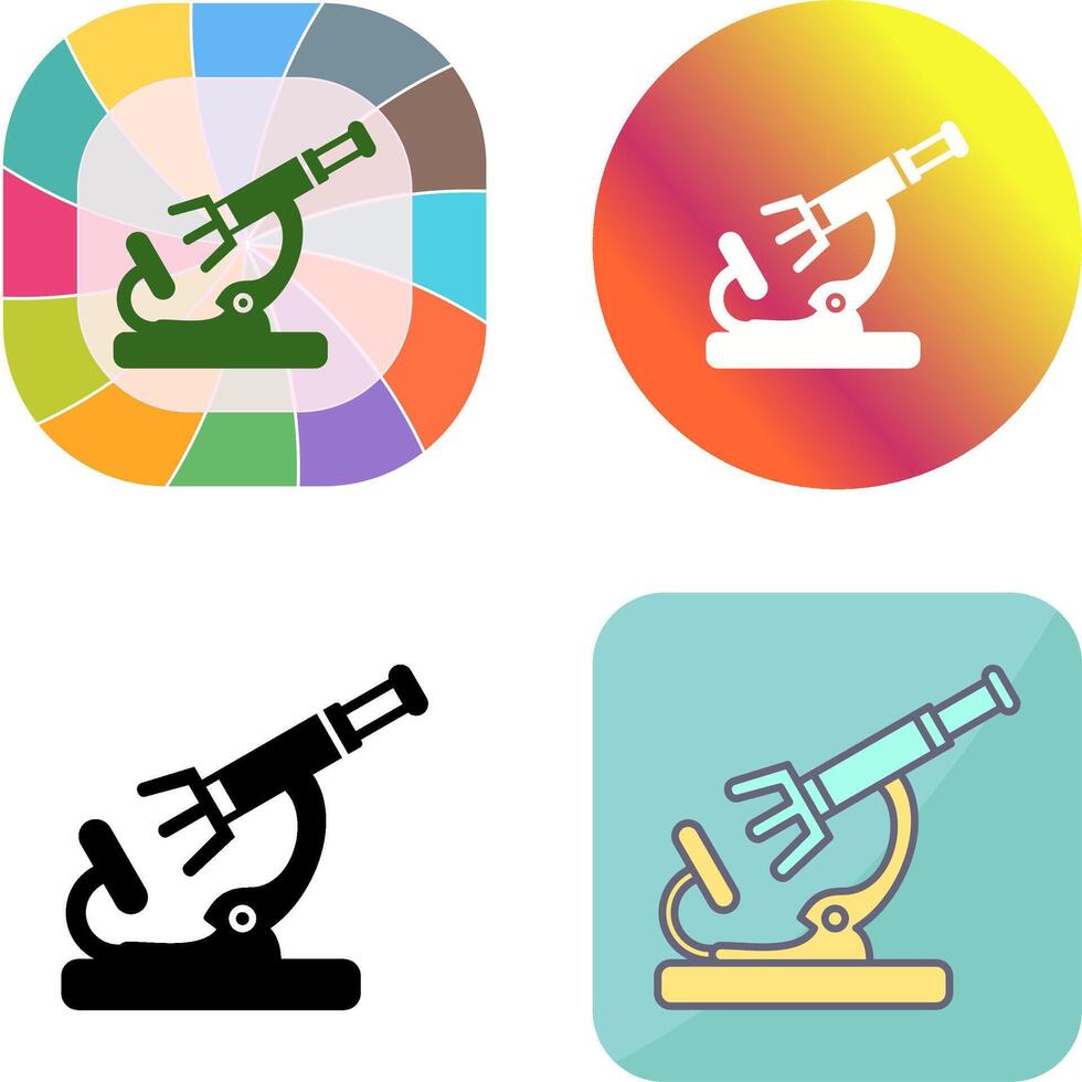 Microscope Icon Design vector