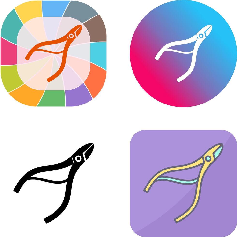 Nippers Icon Design vector
