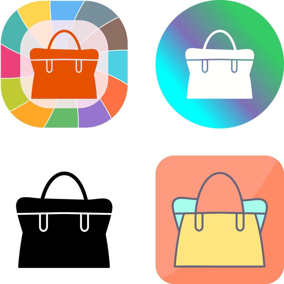 Bag Icon Design vector