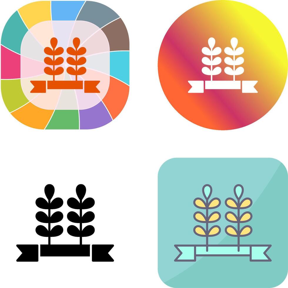 Wheat Icon Design vector