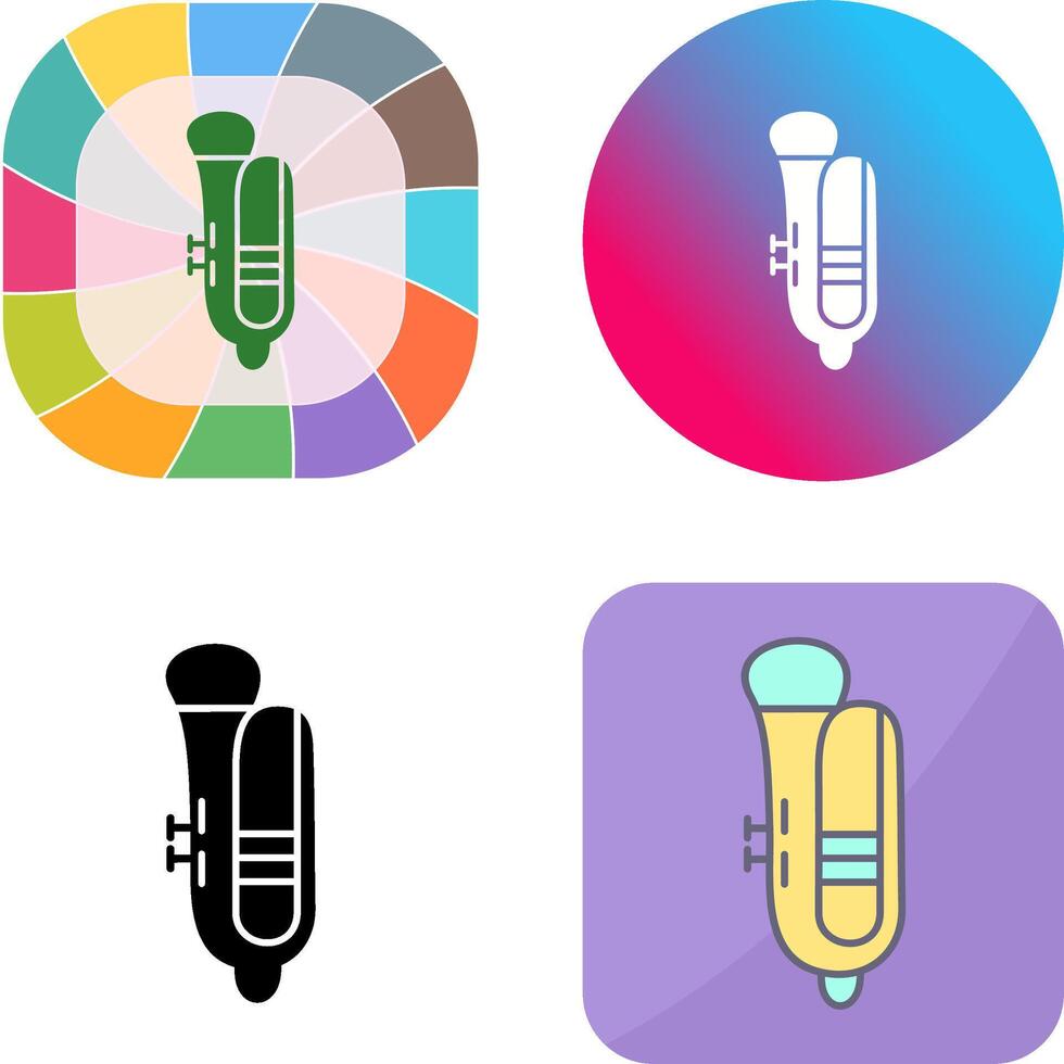 Tuba Icon Design vector