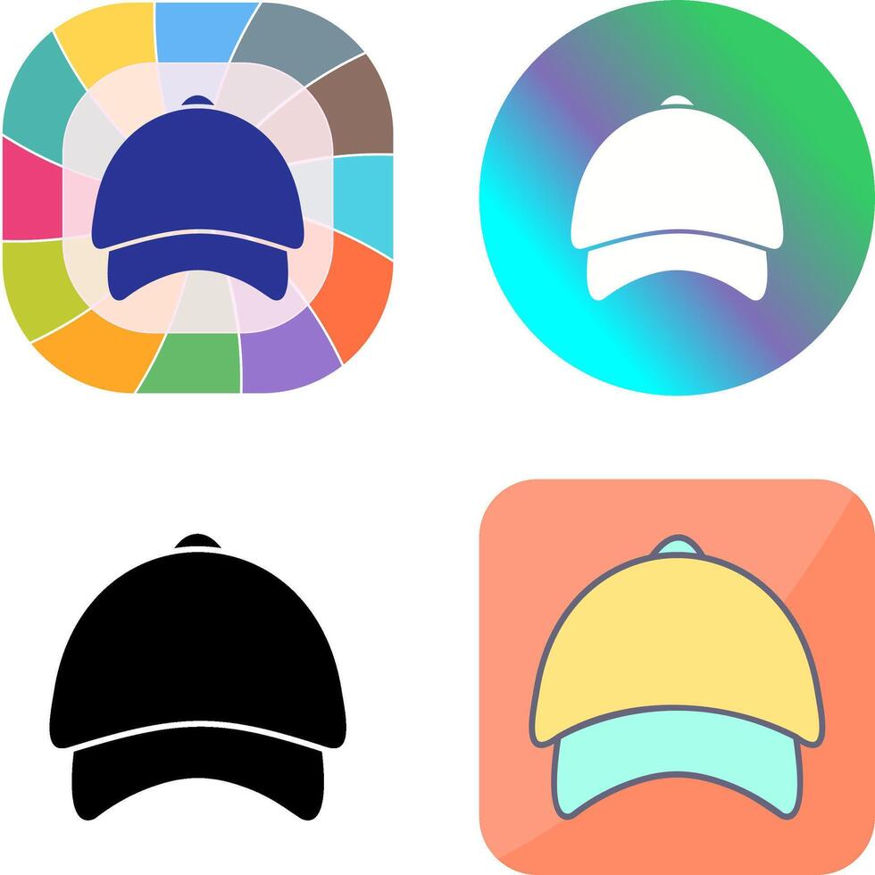 diseño de icono de gorra vector