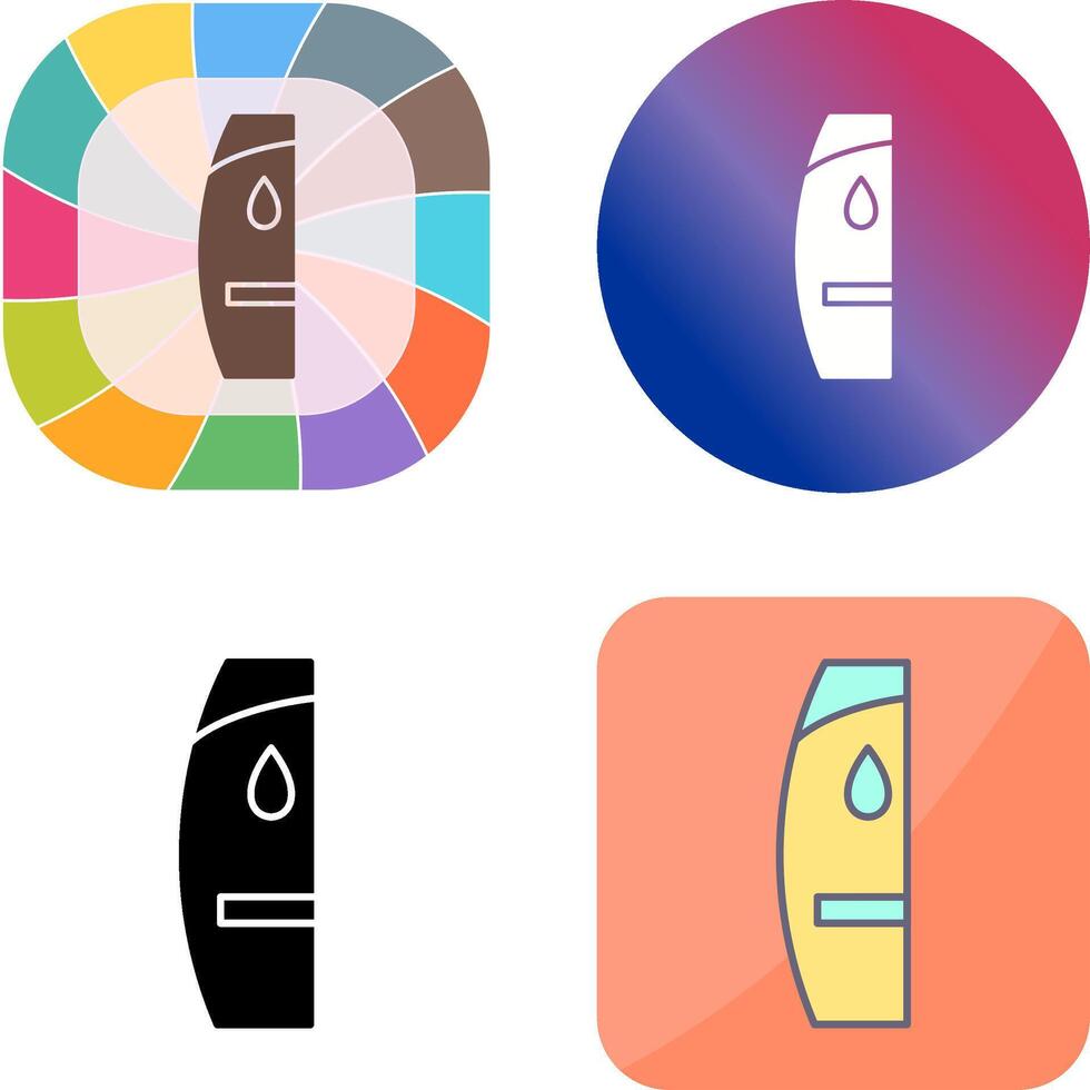 Shampoo Icon Design vector