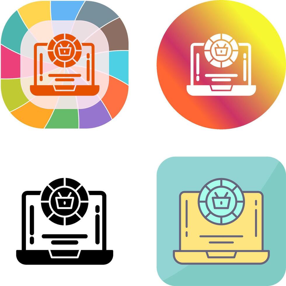 Token Icon Design vector