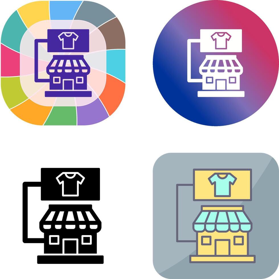 Store Icon Design vector