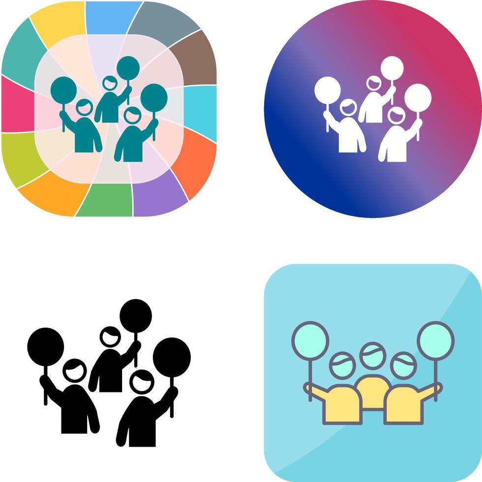 Protest Icon Design vector