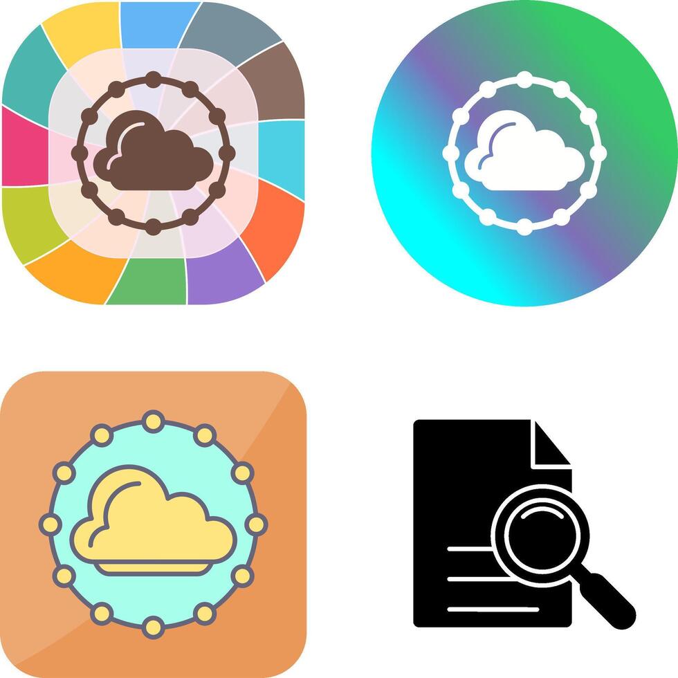 Cloud Icon Design vector