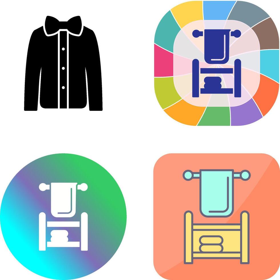 Towel Icon Design vector