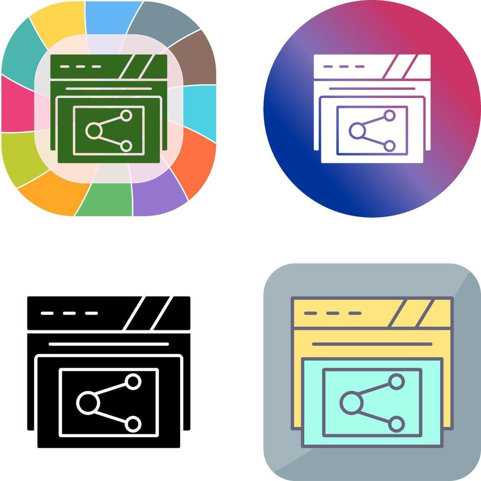 Share Icon Design vector
