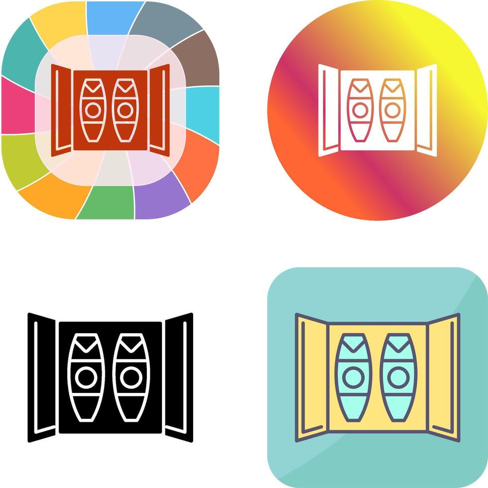 Cigar Box Icon Design vector