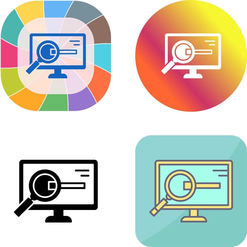 Search Icon Design vector