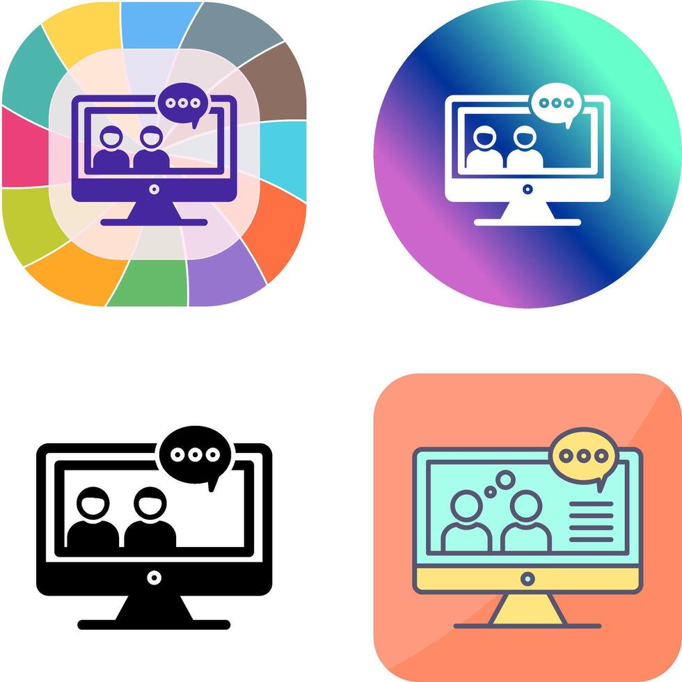 Conversation Icon Design vector