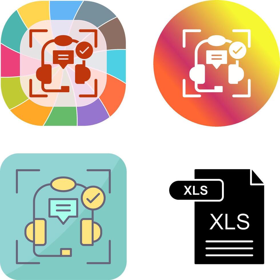 Technical Support Icon Design vector