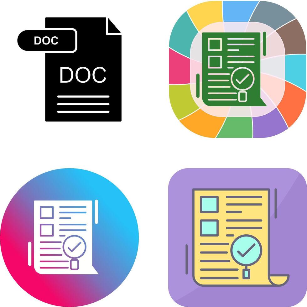 SEO Audit Icon Design vector