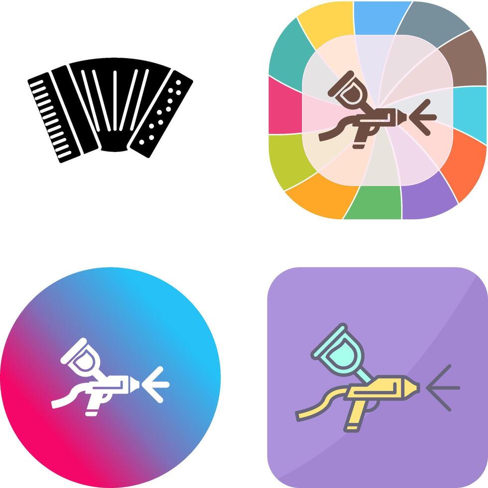 Airbrush Icon Design vector