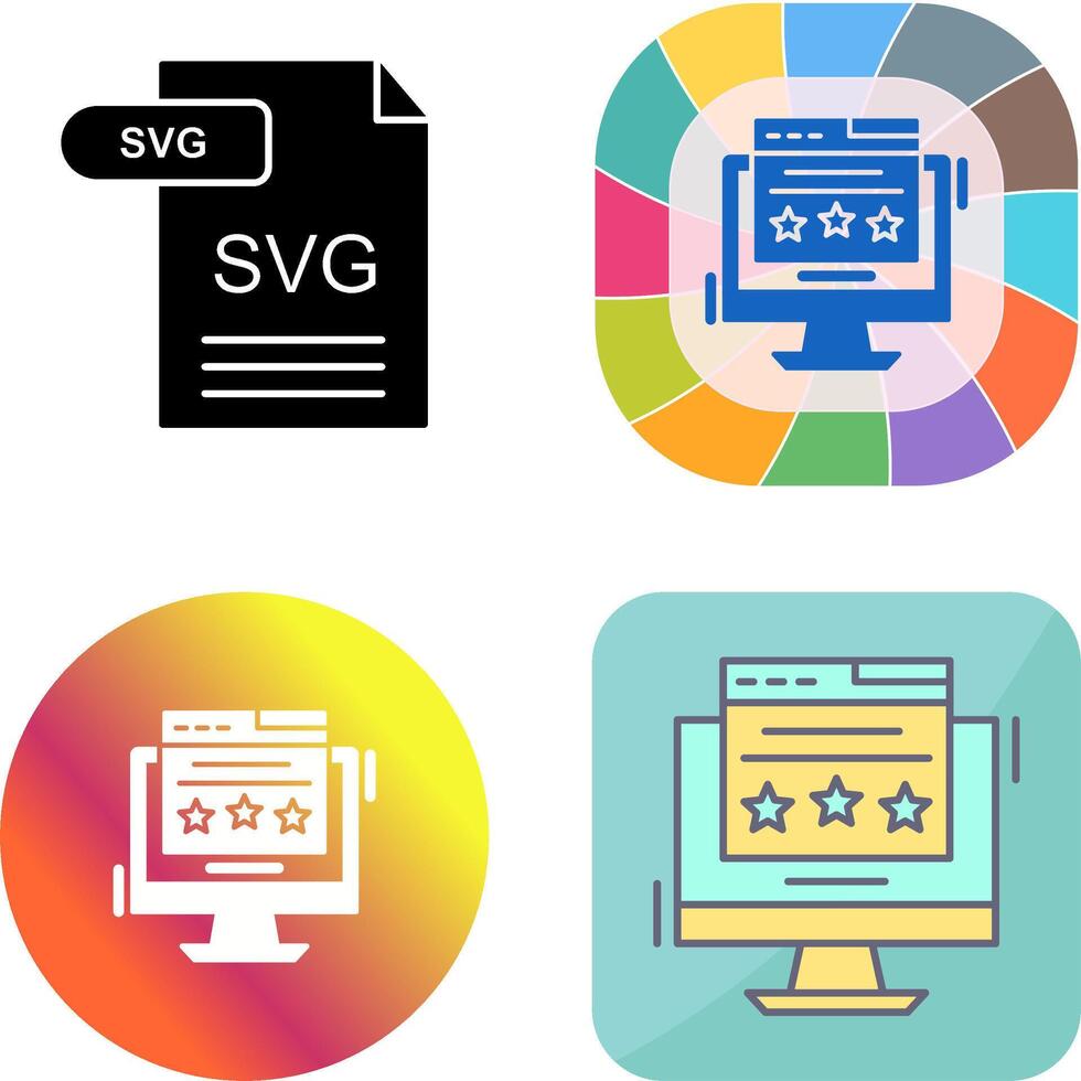 Webpage Quality Icon Design vector