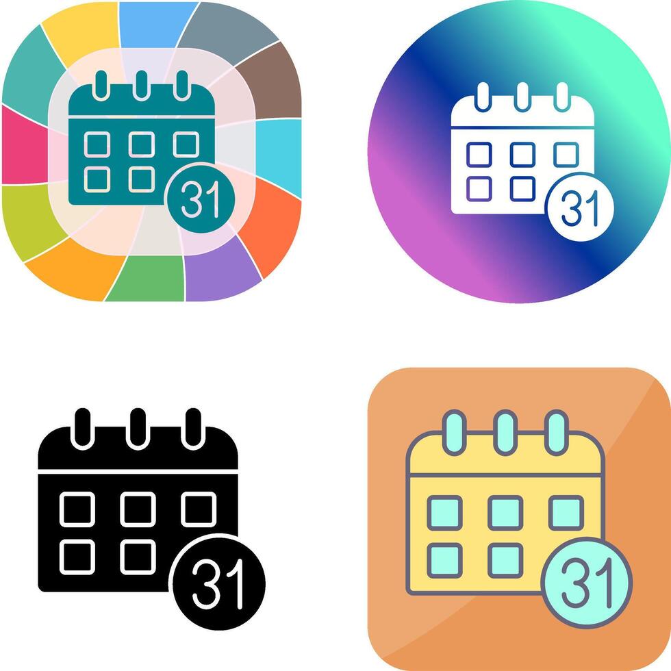 Calendar Icon Design vector