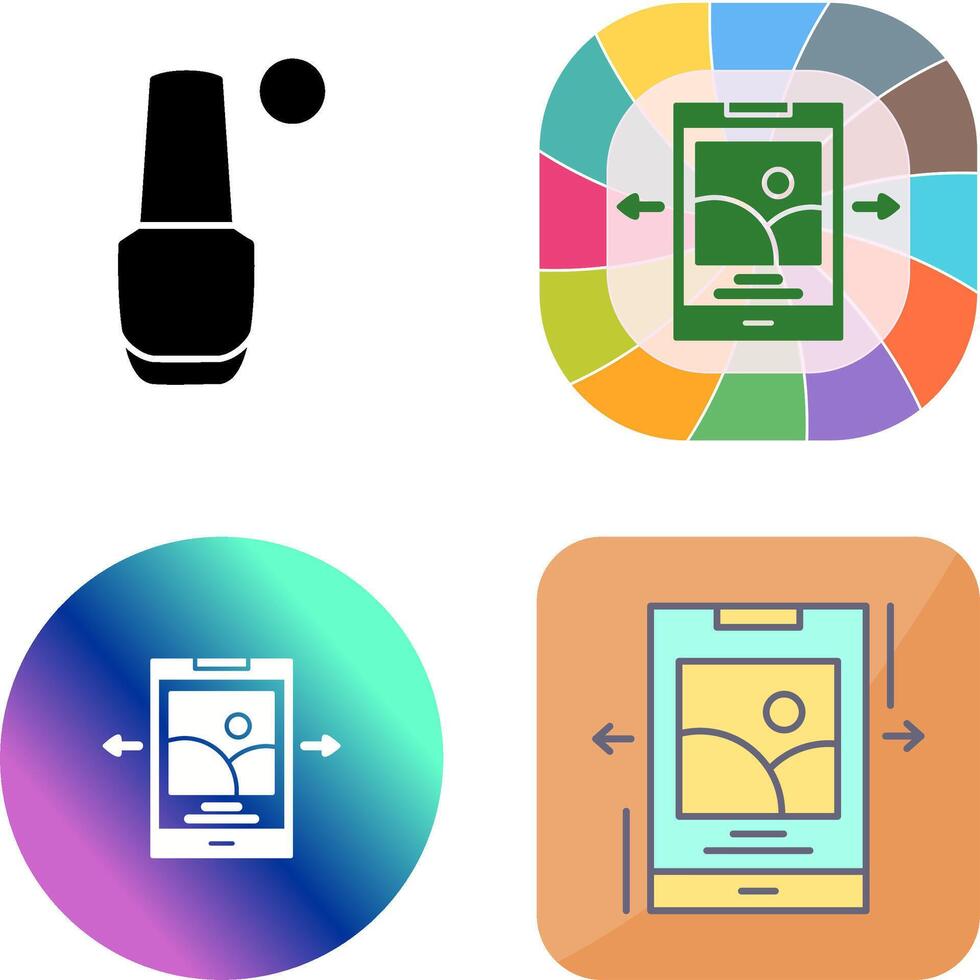 Swipe Icon Design vector