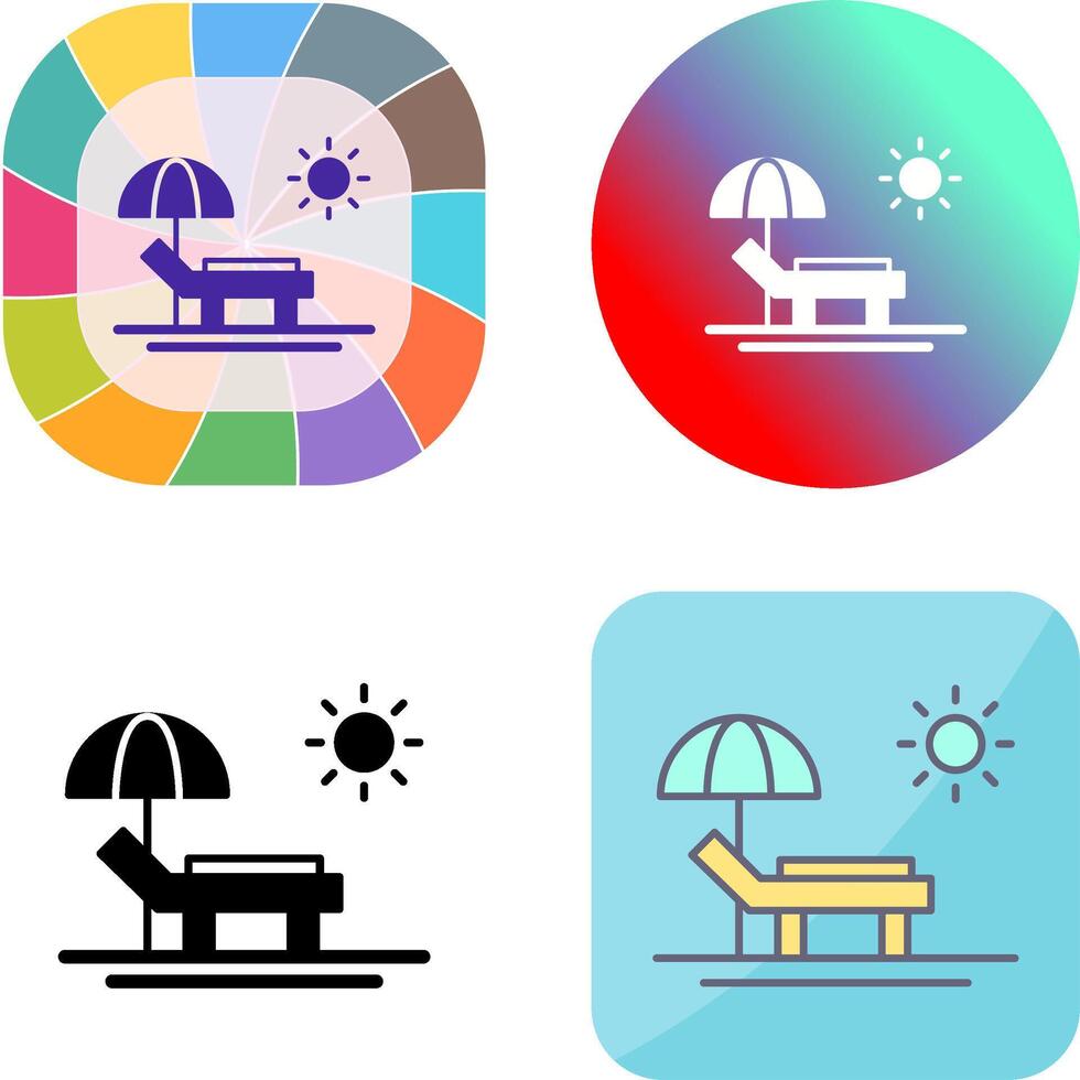 Hammock Icon Design vector