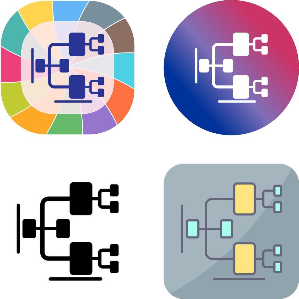 Chart Icon Design vector