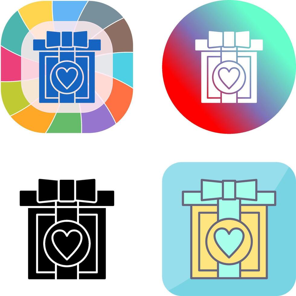 Gift Box Icon Design vector