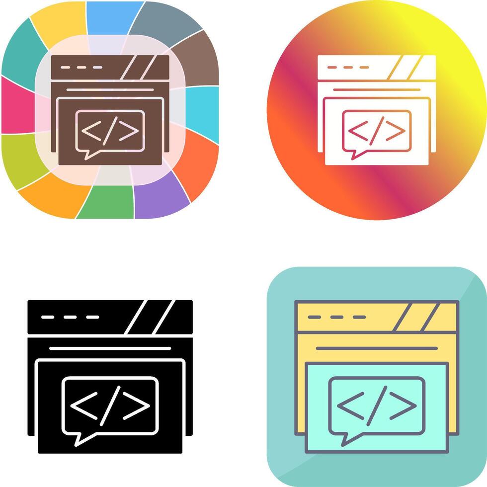 Message Icon Design vector