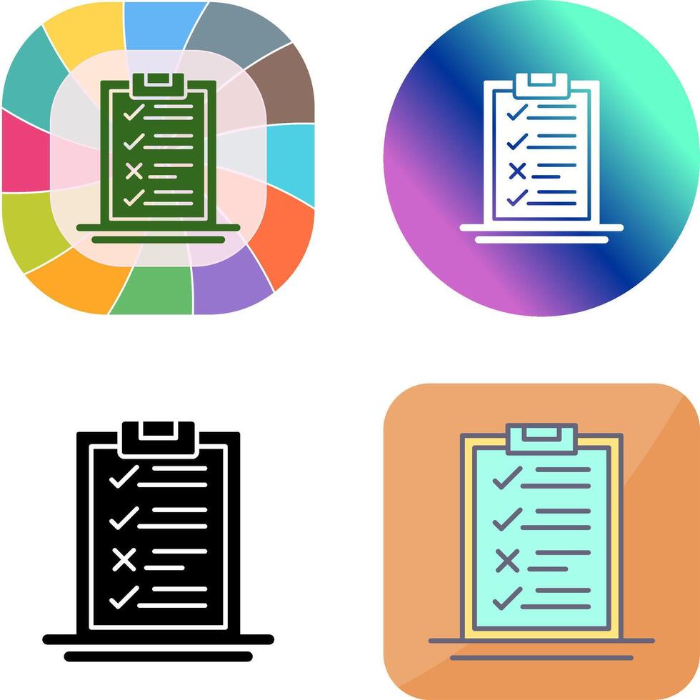 Delivery List Icon Design vector
