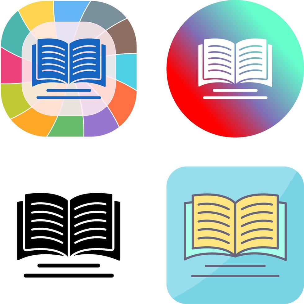 Book Icon Design vector