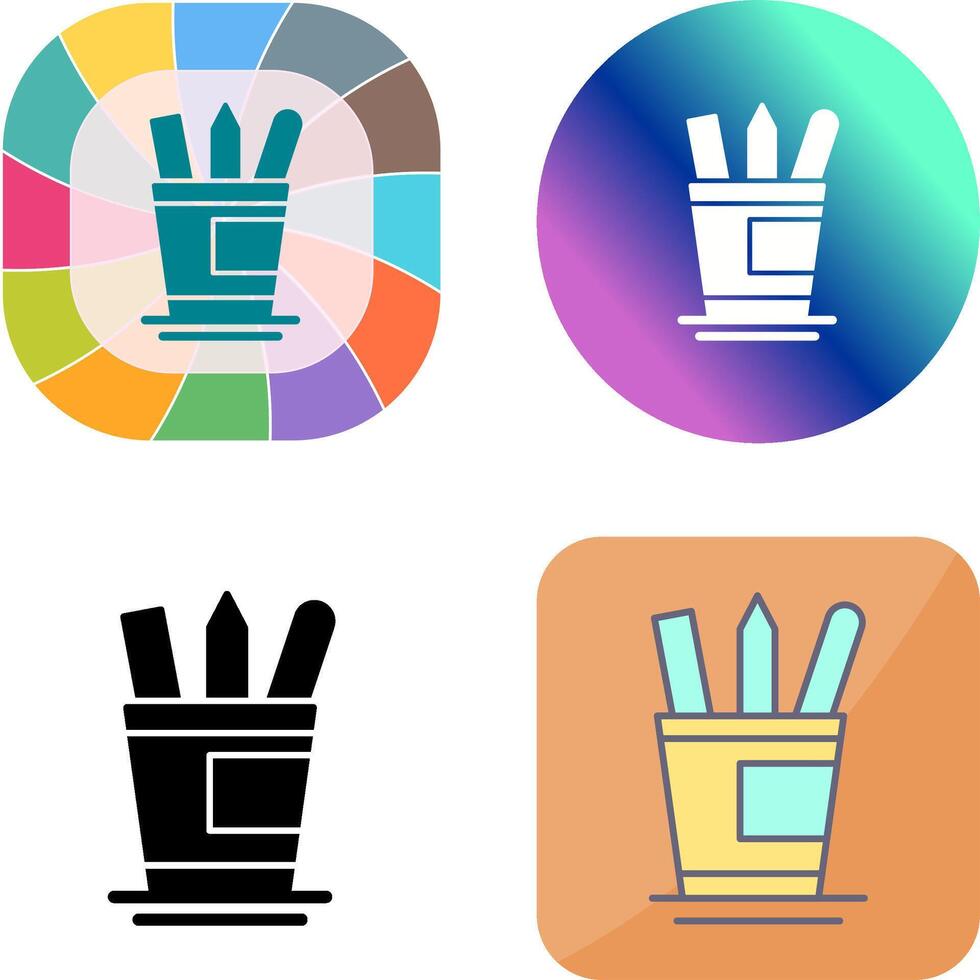 Stationery Icon Design vector