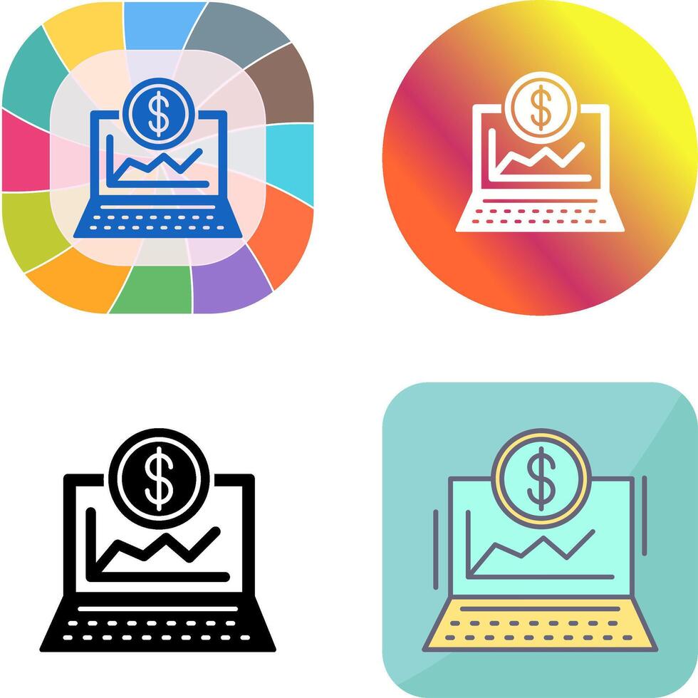 Laptop Icon Design vector