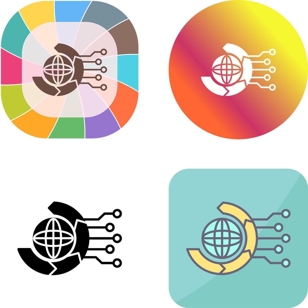 Internet Icon Design vector