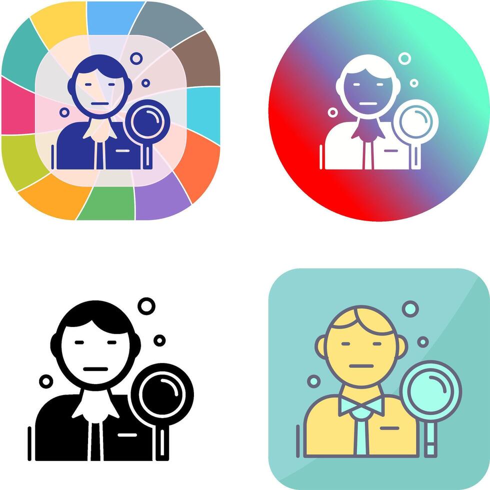 Candidate Icon Design vector