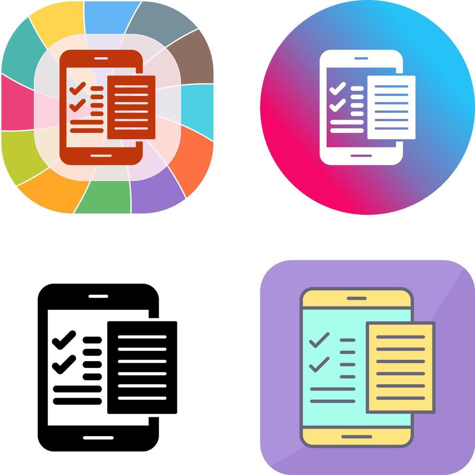 Check List Icon Design vector