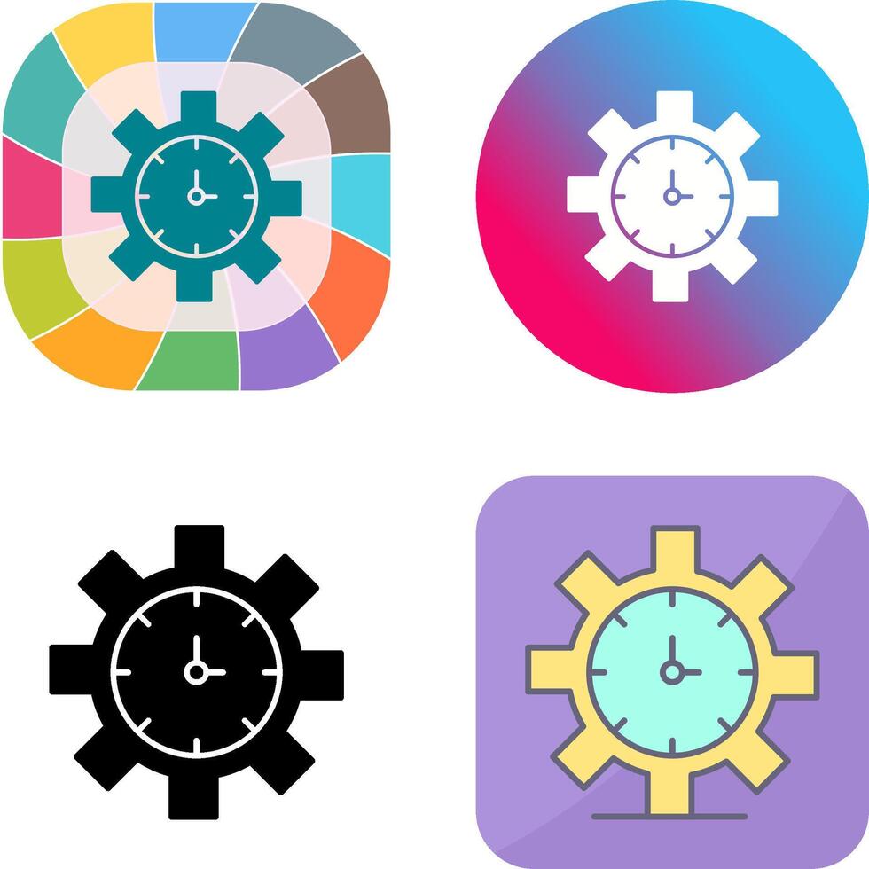 Time Management Icon Design vector