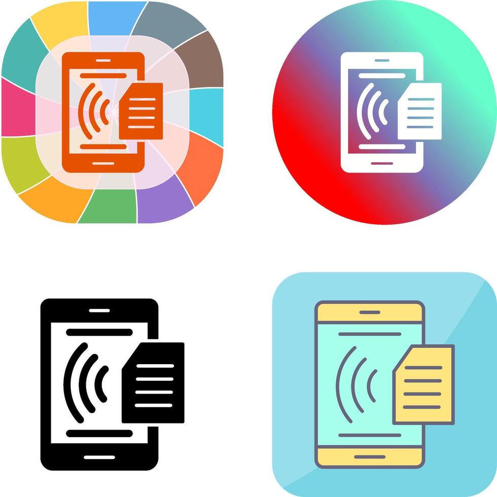 Smart Phone Icon Design vector