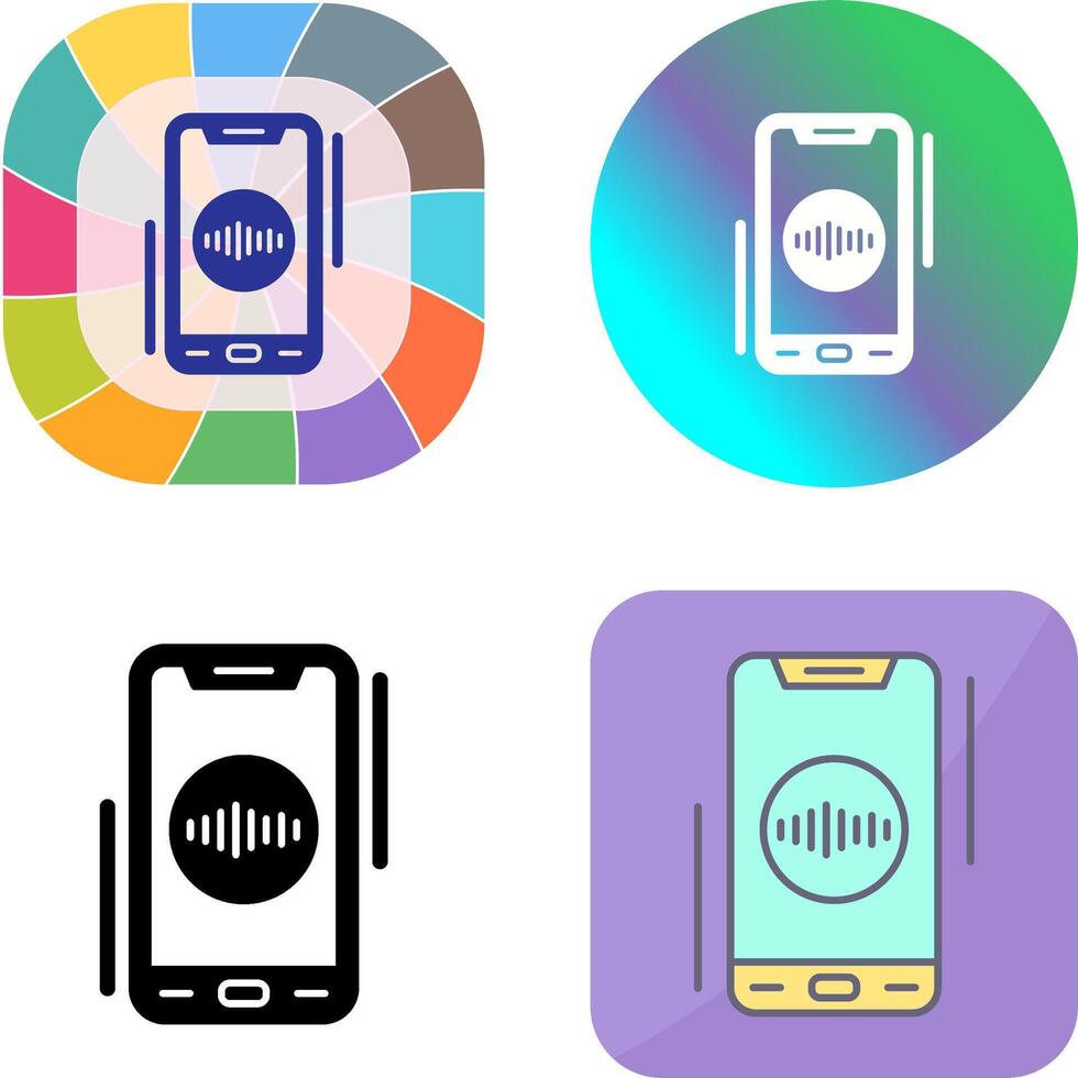Recorder Icon Design vector