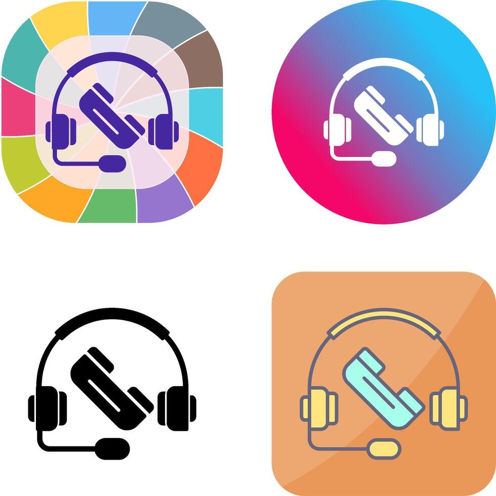 Support Icon Design vector
