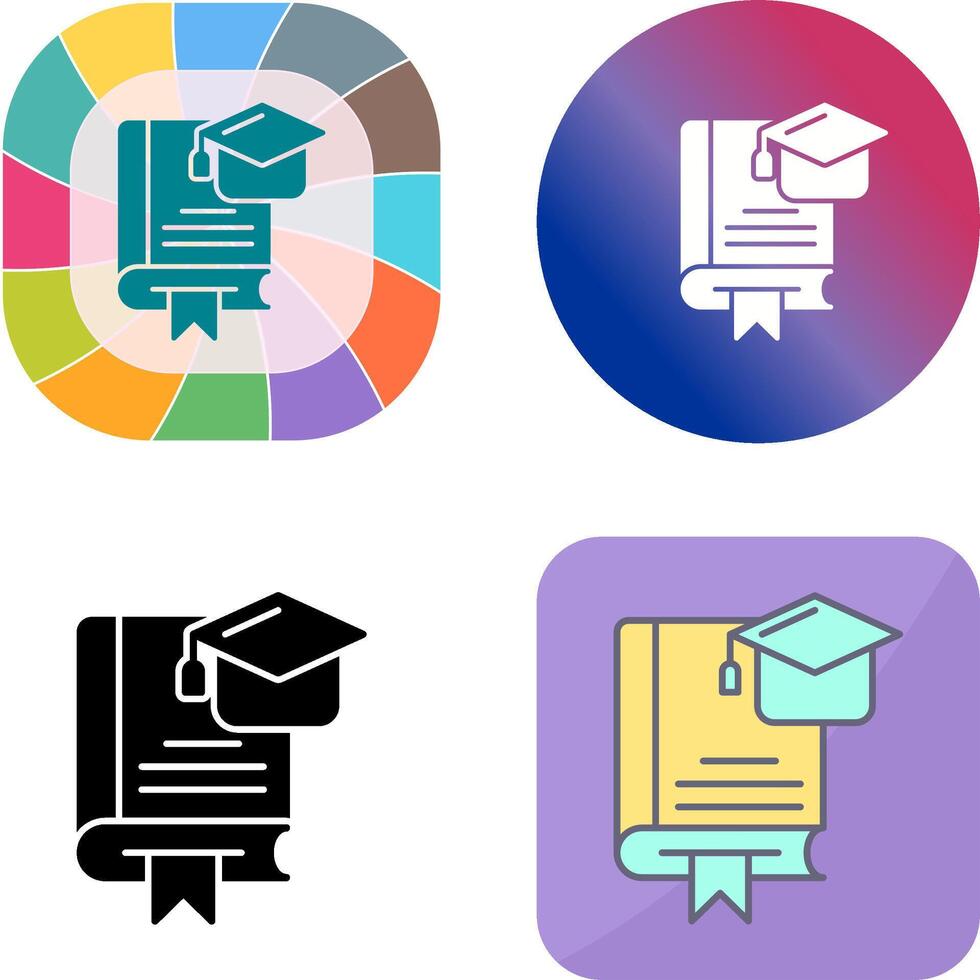 Graduation Icon Design vector