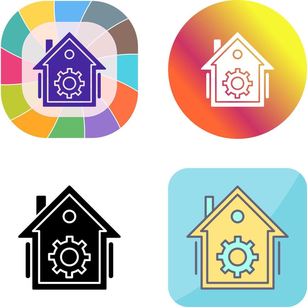 Home Automation Icon Design vector