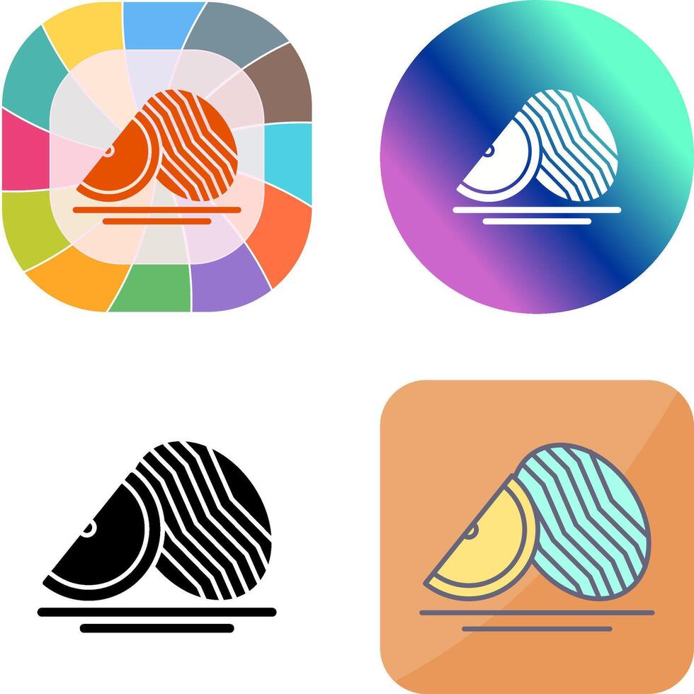 Watermelon Icon Design vector