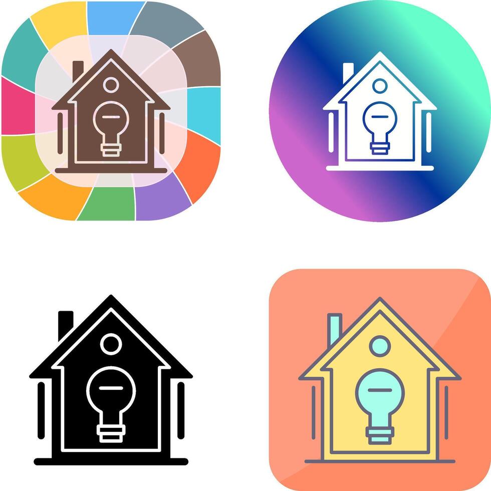 Home Automation Icon Design vector