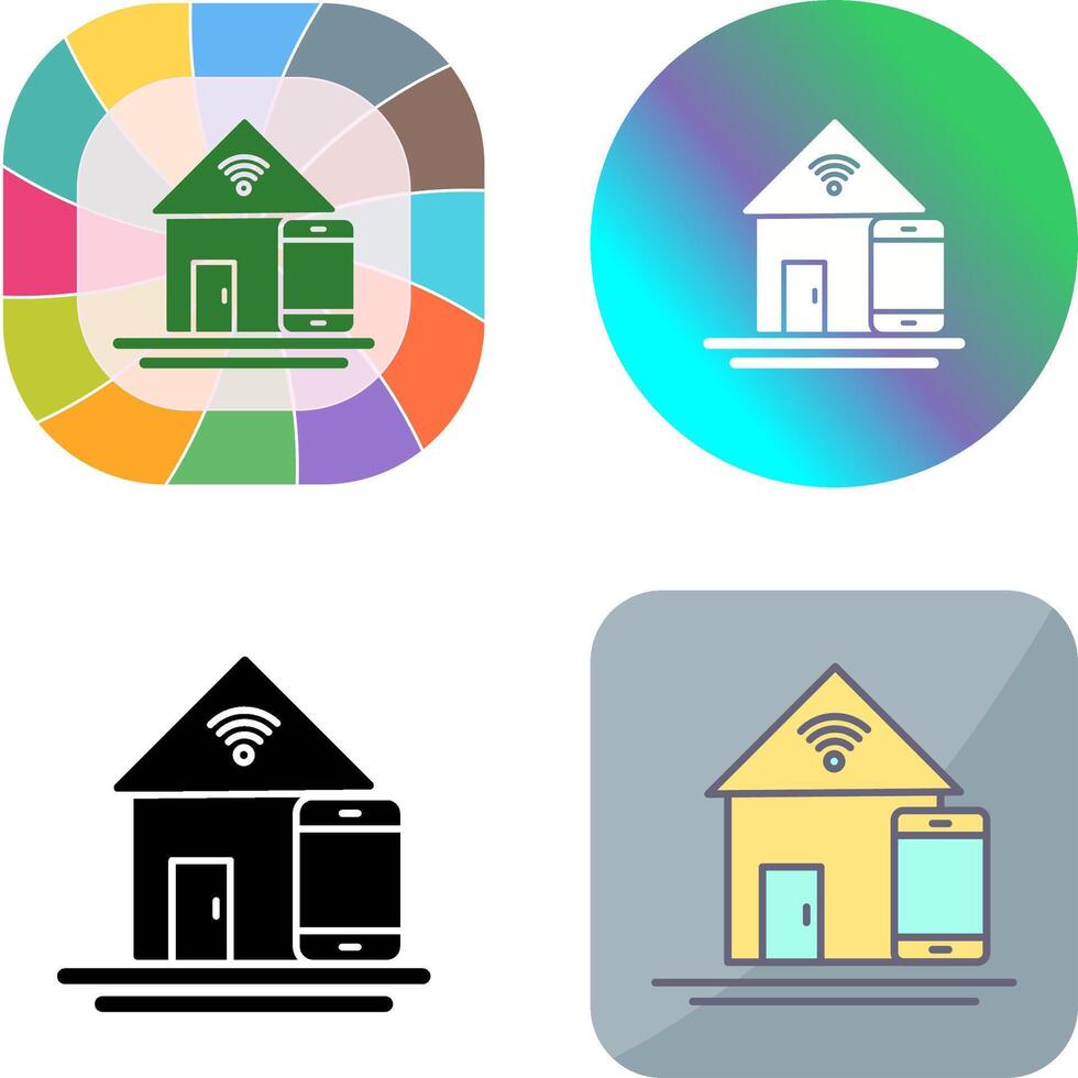 Home Automation Icon Design vector