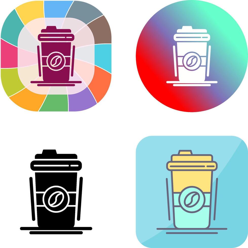 Coffee Cup Icon Design vector