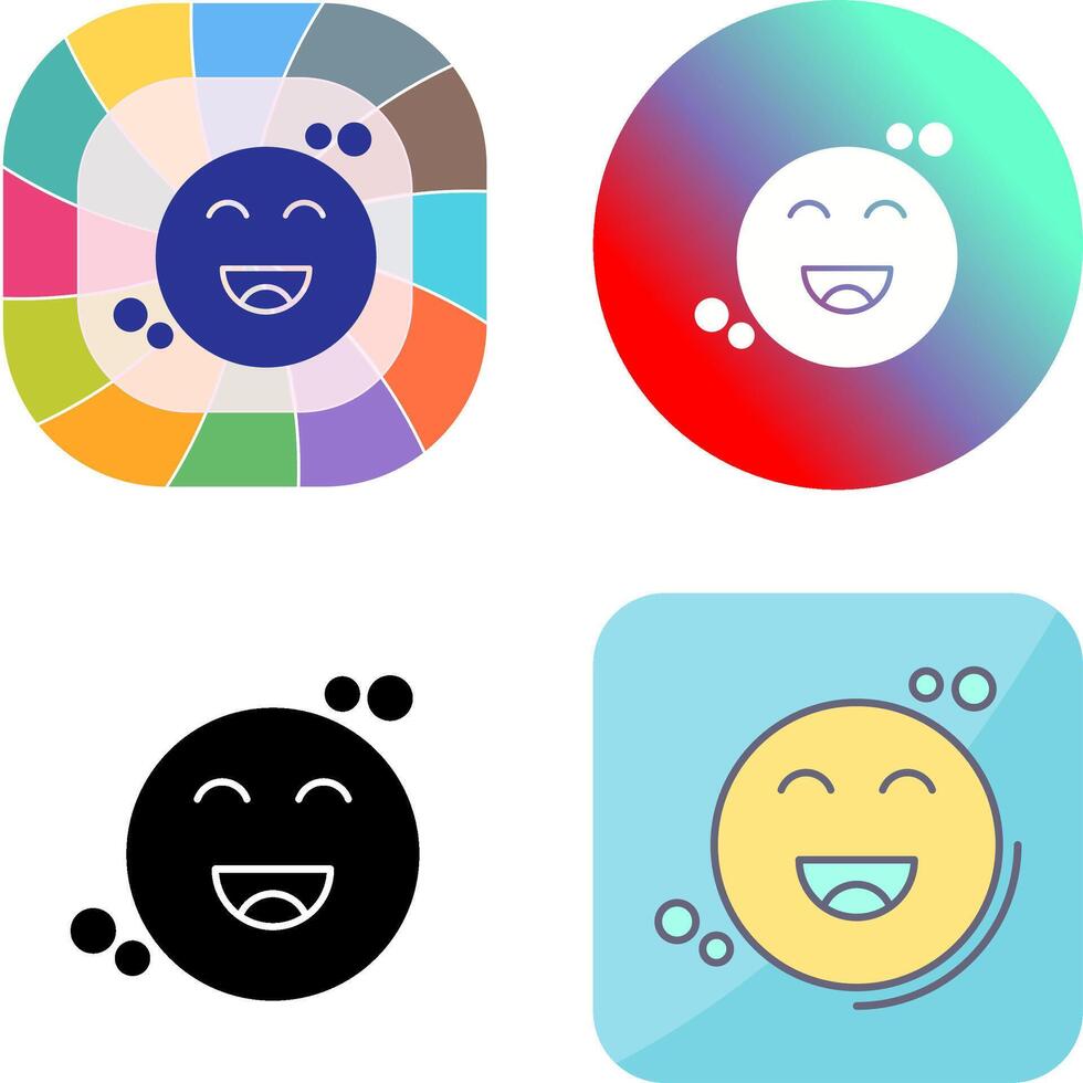 Happiness Icon Design vector