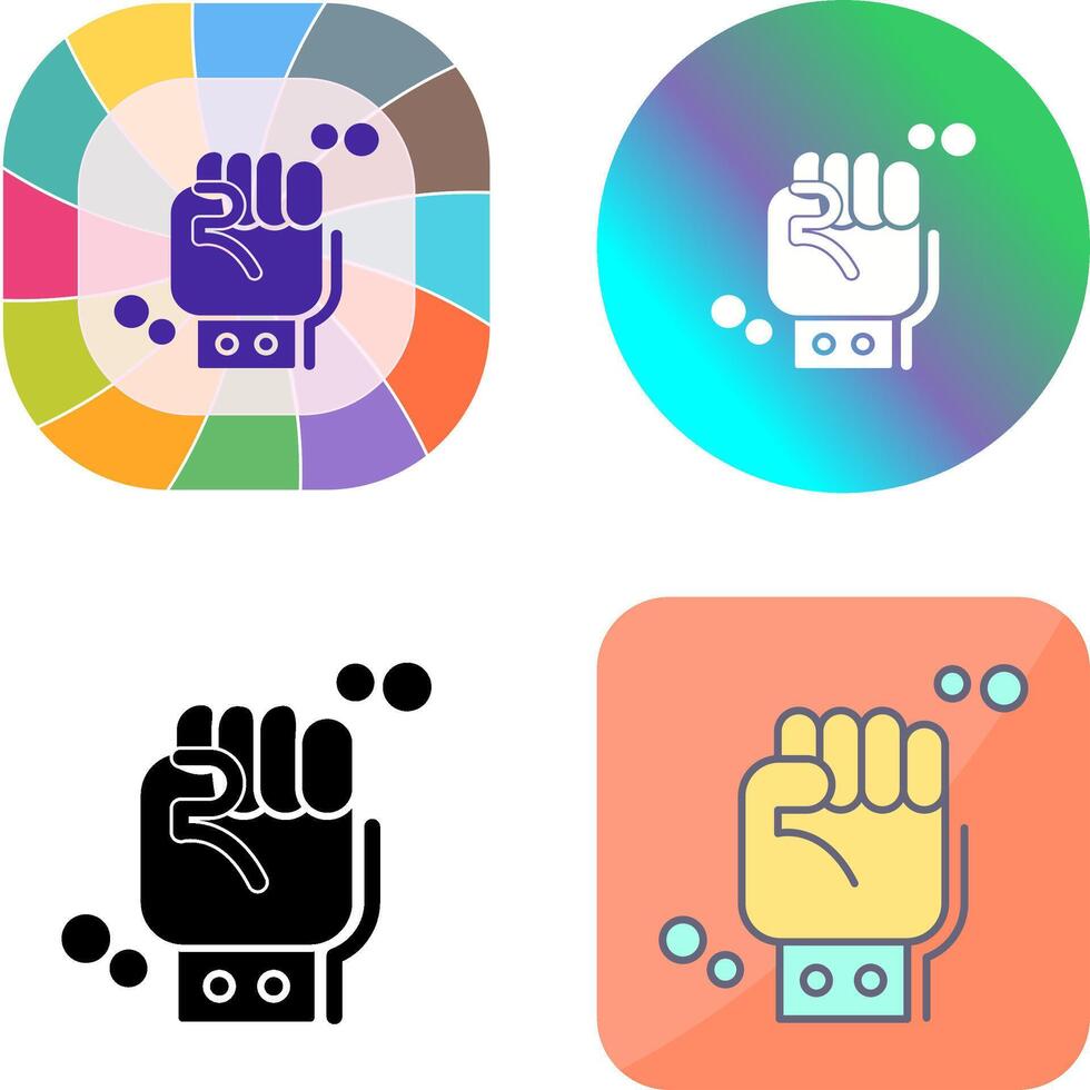 Fist Icon Design vector