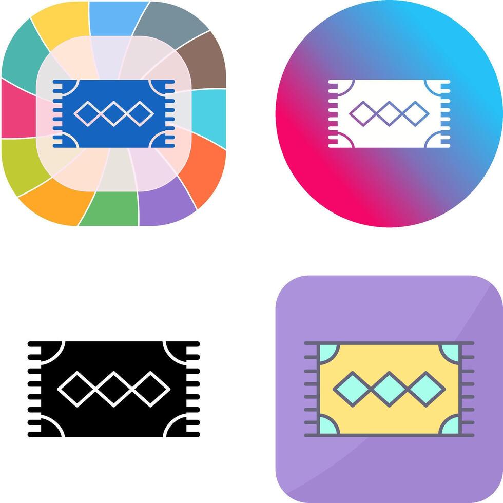 Rug Icon Design vector
