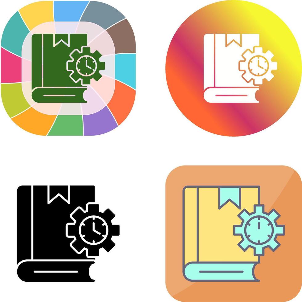 Duration Icon Design vector