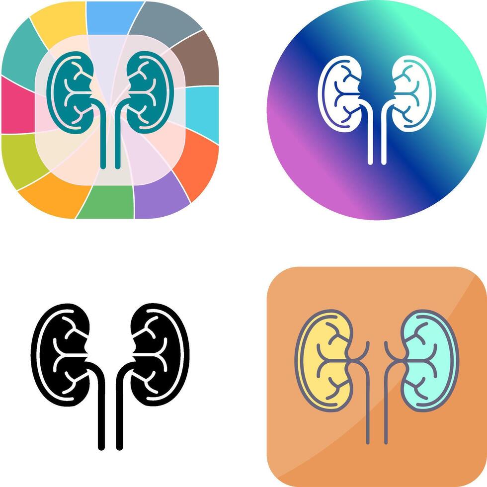Kidney Icon Design vector