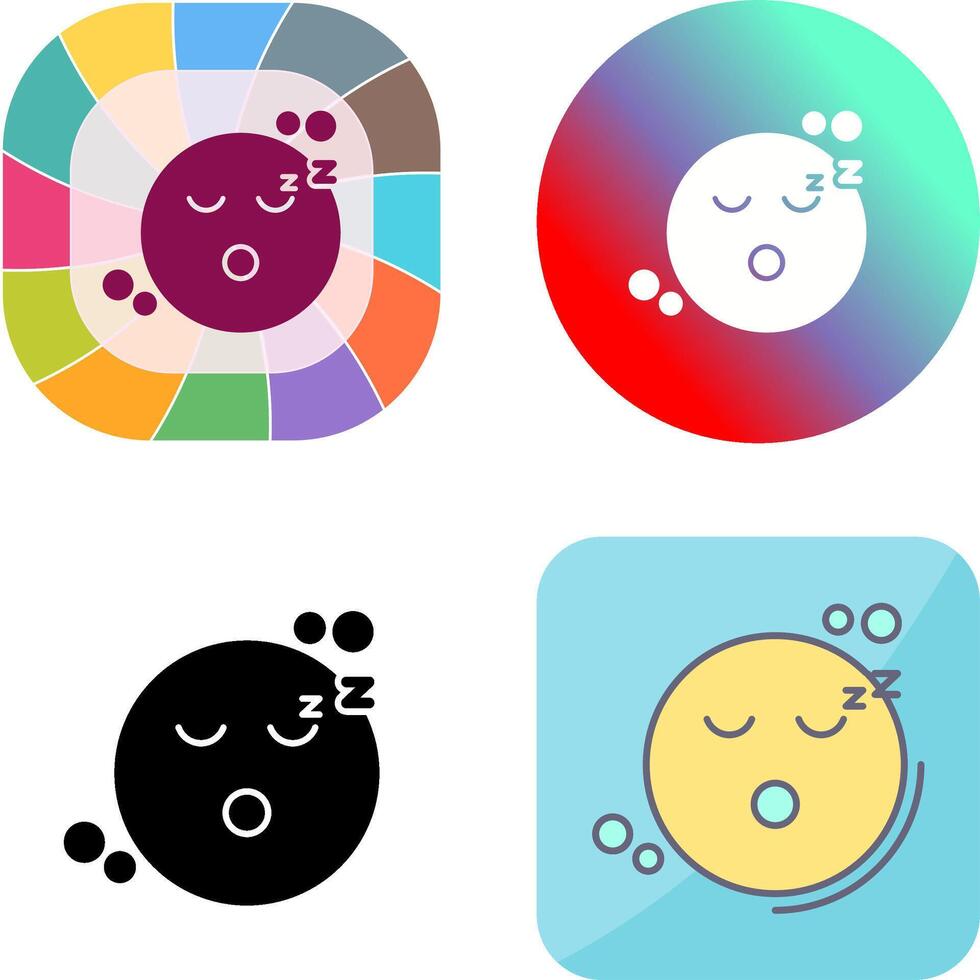 Sleep Icon Design vector